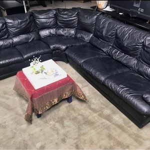 Leather couch